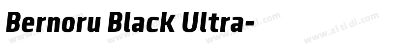 Bernoru Black Ultra字体转换